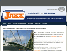 Tablet Screenshot of jaxxllc.com